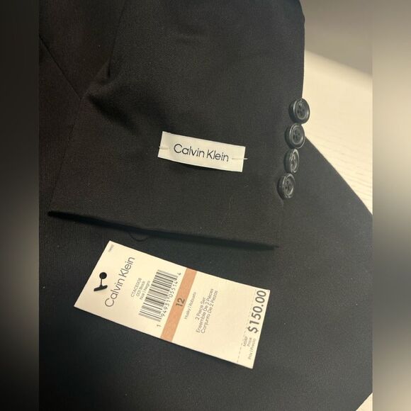 NWT Calvin Klein Boys Suit Sz 12 Husky - Picture 8 of 12